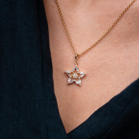 14 Ayar Altın,Uzunluk 45 cm, Zincir 3.02 gram, Uç 1.62 gram , Toplam: 4.64 gram